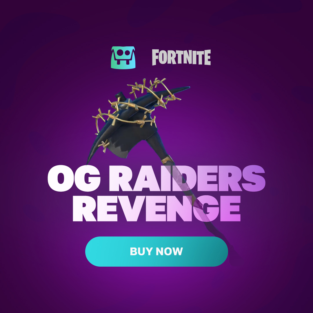 Fortnite Account – OG Raider’s Revenge Pickaxe